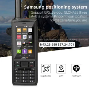 KSUT Satellite Mobile Phone Positioning GPS Beidou GLONASS Satellite Receiver Tian Tong Cell Phone IP68 Walkie Talkie