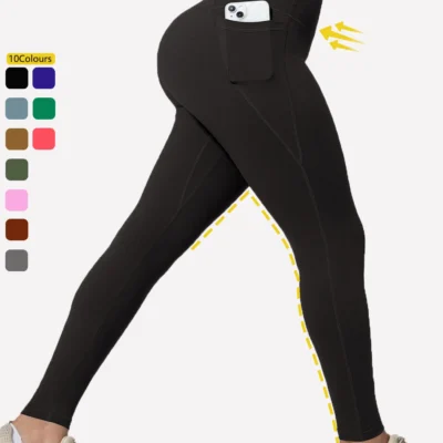 Upgrade To Version 3.0 Pockets Gym Leggings Women Skinny Stretch Sport Fitness Leggings Casual One Pieces Pants High Waist