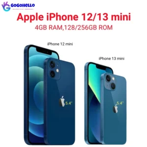 98% New Original Apple iPhone 12/13 mini 5.4" Genuine RAM 4GB ROM 128/256GB A15 Bionic IOS Face ID NFC 5G Unlocked Cellphone