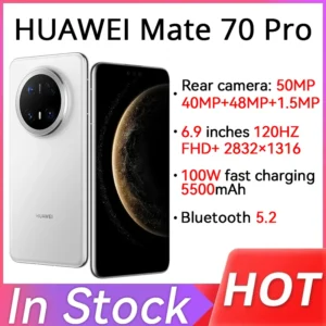New Huawei Mate 70 Pro 5G Smartphone 6.9 Inches Kunlun Glass 2 Screen Kirin 9020 HarmonyOS 4.3 Battery 5500mAh Mobile Phone
