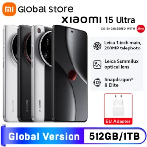 Global Version Xiaomi 15 Ultra Smartphone Snapdragon® 8 Elite Leica 200MP ultra telephoto 90W HyperCharge NFC AMOLED Display