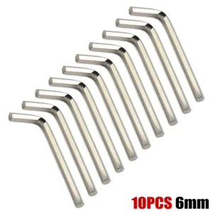 Hand Tools Wrench Garden Home L-type Portable Silver 1.5-6mm 10pcs Key Wrench Optional Hex Wrench Hexagon Wrench