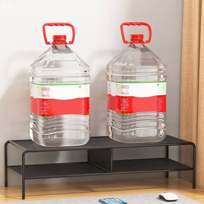 Dual Deck Computer Monitor Rising Holder PC Screen Stand Bracket Desktop Keyboard Mouse Laptop Storage Organizer Riser Shelf - Image 5