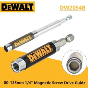DEWALT DW2054B Magnetic Screw Drive Guide Magnetic Bit Tip Holder 80-125mm 1/4″ Compact Power Tool Accessories Drill Adaptor