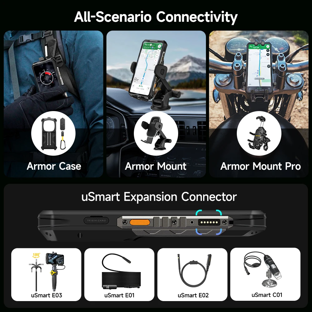Ulefone Armor 28 Ultra 5G AI Thermal Imaging Rugged Phone 1TB+32GB Dimensity 9300+ Android Smartphone AMOLED 6.67" 10600mAh - Image 6