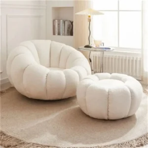 Lazy Sofa Cover Comfortable Large Bean Bag Cover without Filler for Home Bedroom Adults Kids Soft Tatami Chairs Covers Beanbags