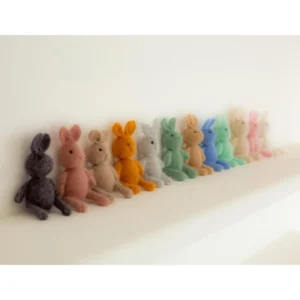 Newborn Photography Props Bunny Knitted Animal Rabbit Baby Photo Accessories