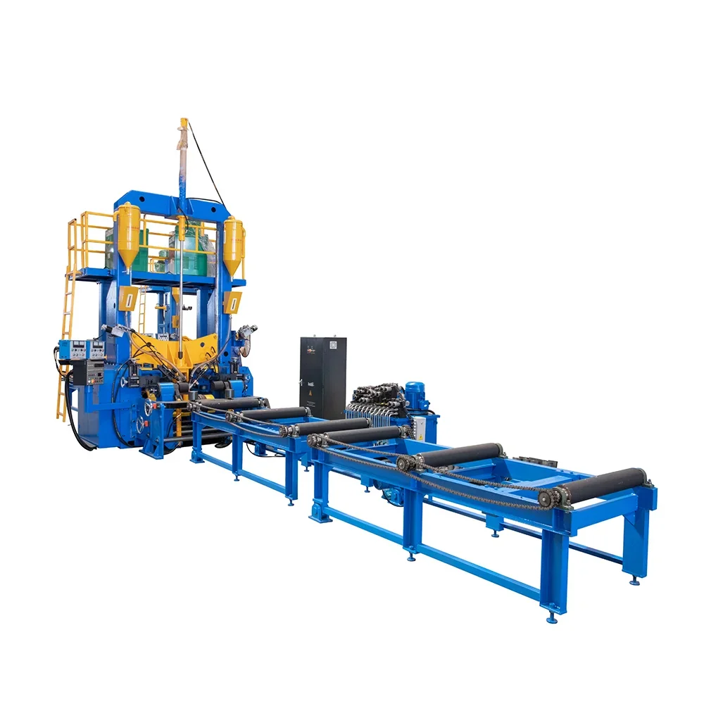 H Beam Production Line Assembly Straightening Welding Combined 3 In 1 Welding Machine - Image 2