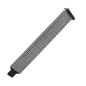 Black Hard Steel Dust Filter Blanking Plate PCI Slot Cover With Screws PCI Slot Cover Dust Filter Cooling PC Computer Case Parts