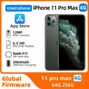 Apple iphone 11pro max 4G Smartphone Mobile ROM 64/256GB 6.5inch OLED Screen A13 IOS Cell Phone Original Unlocked used phone