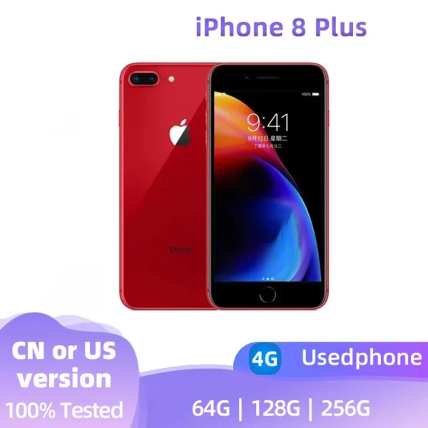Apple iphone 8 plus ios 5.5 inch 256GB ROM All Colours in Good Condition Original used phone