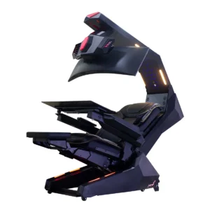 IW-R1 PRO Zero Gravity Recline Workstation Chair GIMI Gaming COCKPIT , Works Triple Monitor Tilting Rig VR Imperator