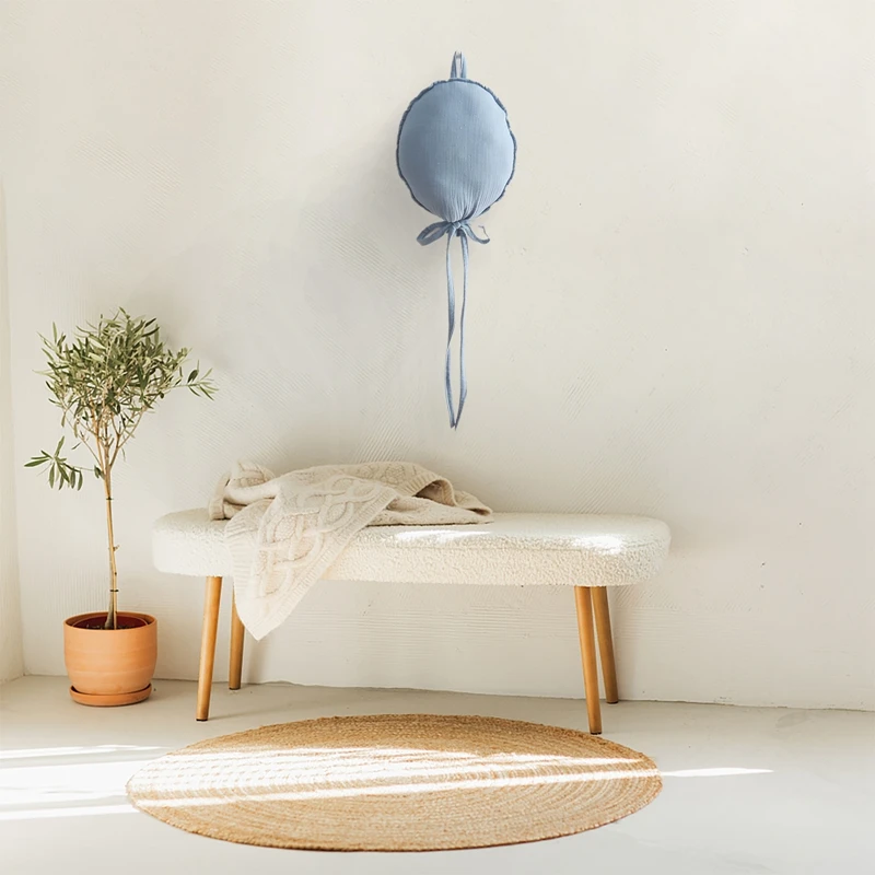 Balloon Wall Hanging Ornaments Cotton Kids Pillow Room Cotton Balloon Hanging Decorations Newborn Photography Props Accessories - Image 6
