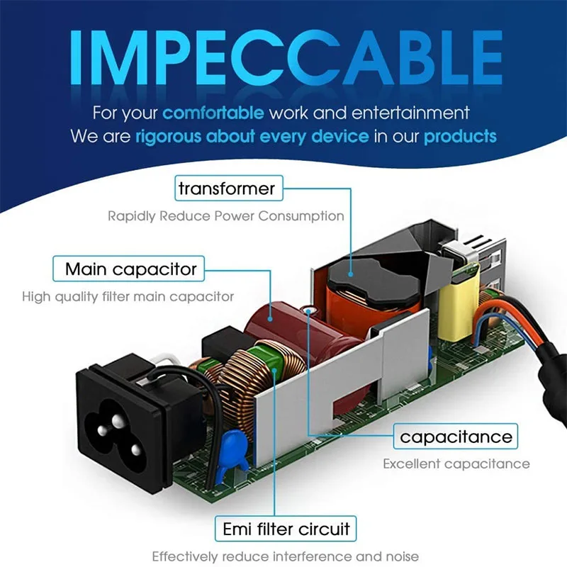 19V AC Adapter Monitor for Acer Monitor LCD S240HL G236HL Aspire E15 N15Q1 N16Q2 E5 E5-575 E5-521 R3 R3-471 Computer Charger - Image 5