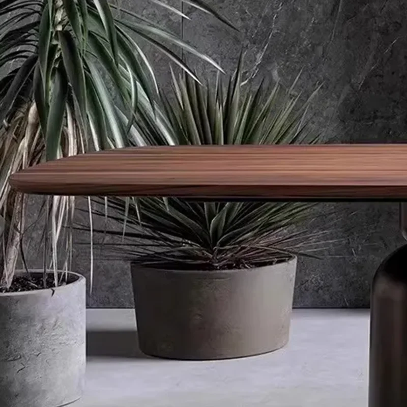 Aesthetic Cheap Base Computer Table Home Wide Modern Wooden Gaming Computer Desks Work Study Executive Ufficio Hotel Furniture - Image 5