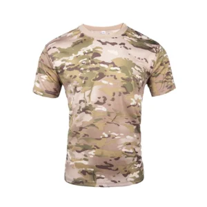 Men Camouflage Hunting Shirts Tactical Fishing Shirt Military Tshirts Camo Hiking Camping Quick Dry Clothes