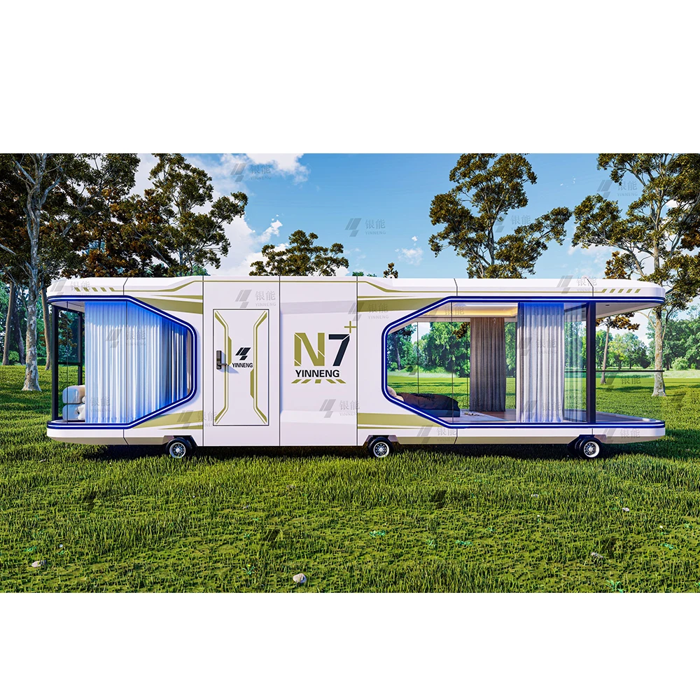 Mobile Home House Prefabricated Steel Structure Outdoor Office Creative Villa Prefab Houses for Hotel - Image 2