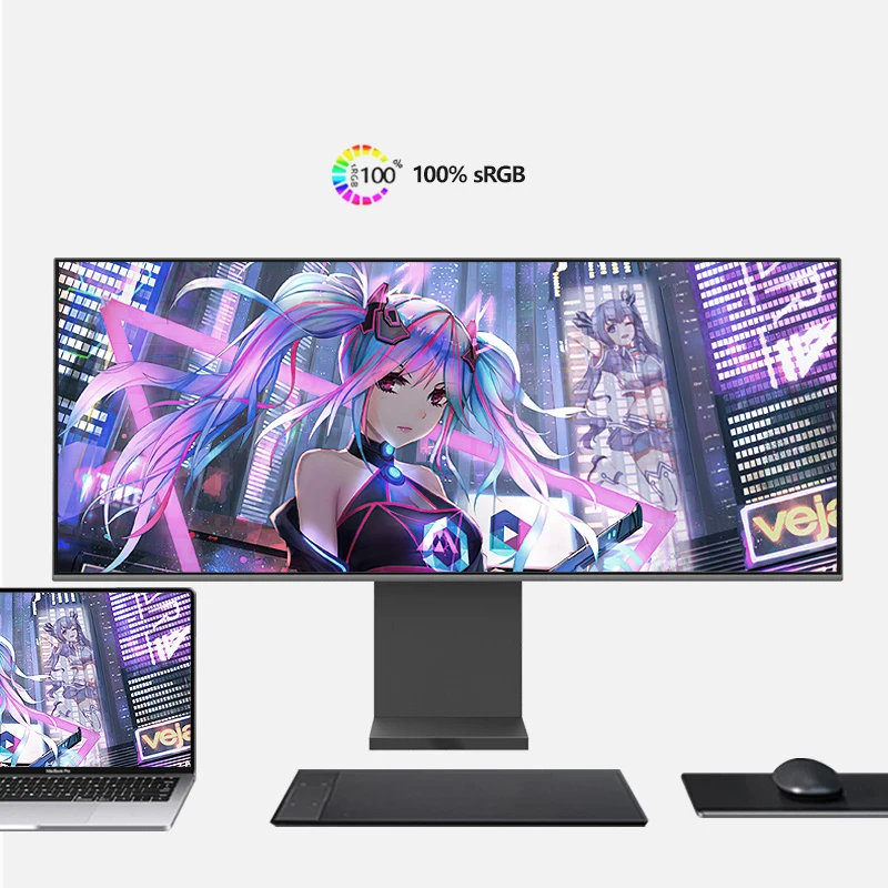 34 Inch 1ms Response 21:9 Ultra Wide Monitor 34" 60hz 4K/5k Desktop Gaming Lcd Monitors Pc Computer Screen for Mac Thunderbolt - Image 4