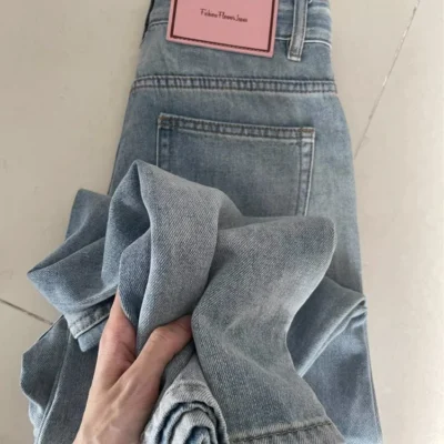 Women Wide Leg Baggy Jeans Lady Vintage Y2K Punk Low Rise Waist Loose Denim Pants Streetwear Fashion Trashy Long Skater Trousers