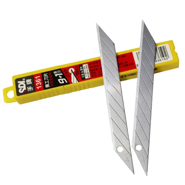 10pcs Tanwan SDI 1361 9mm 30 Degrees High-carbon Steel Spare Blades for Utility Blades