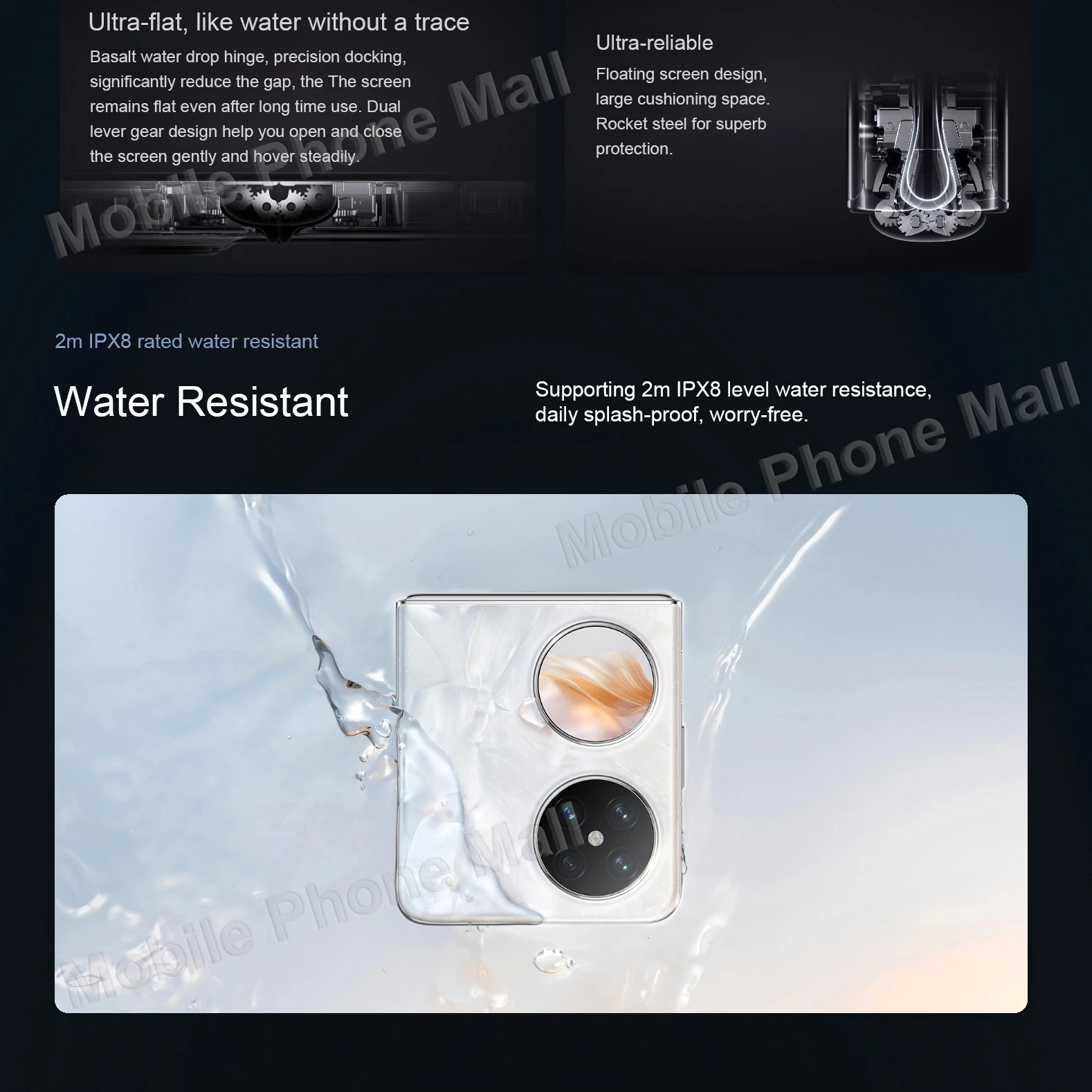 2024 Orignal Huawei Pocket 2 Foldable Phone 6.94" 120Hz Folded Screen HarmonyOS 4.0 Camera 50MP IPX8 Waterpoor Smartphone - Image 4