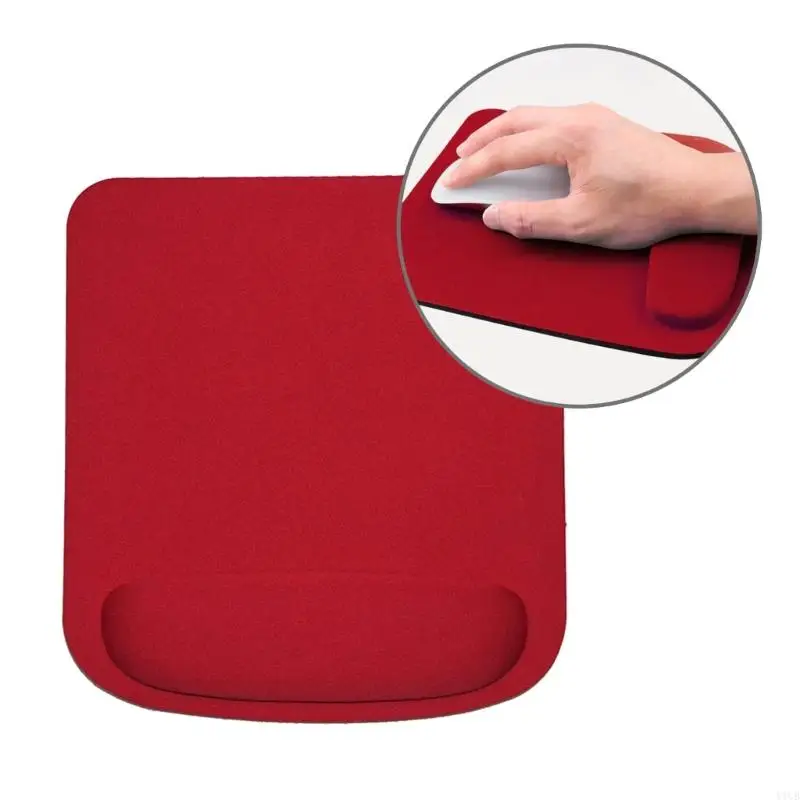 Y1UB Ergonomic Mouse Pad with Wrist Rest Support Mousepad with Comfortable Wrist for Pain Relief Computer Laptops Office - Image 2