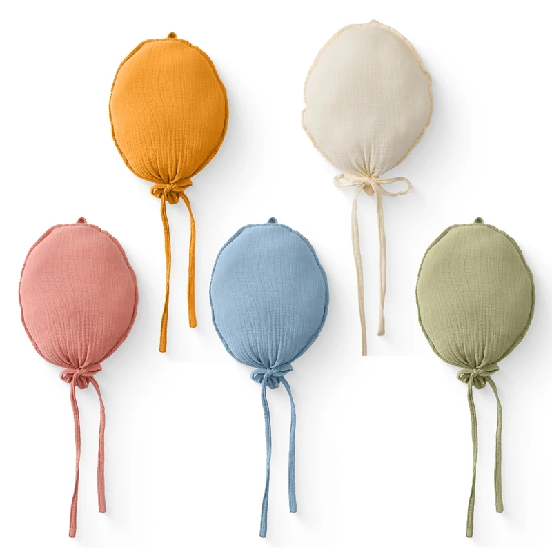 Balloon Wall Hanging Ornaments Cotton Kids Pillow Room Cotton Balloon Hanging Decorations Newborn Photography Props Accessories