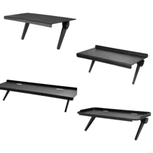 Adjustable Computer Monitors Desktop Screen Top Storage Rack Routers Shelfs Rack