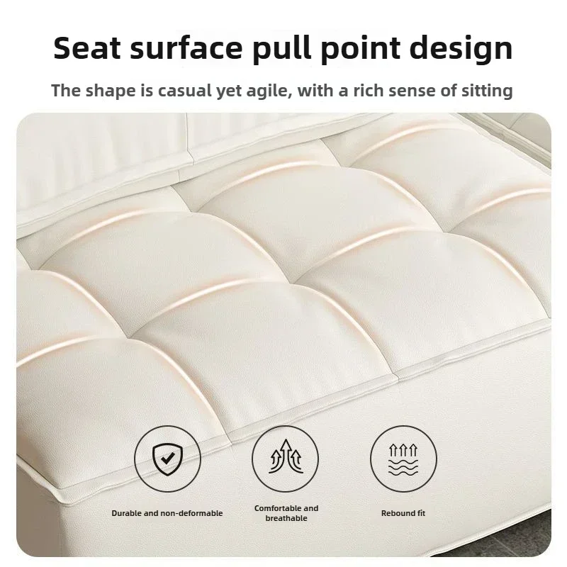 Living Room Rental Room Lazy Sofa Tofu Block Small Apartment Single Bedroom Chair Furniture Living Room Sofa Combination Sofa - Image 5