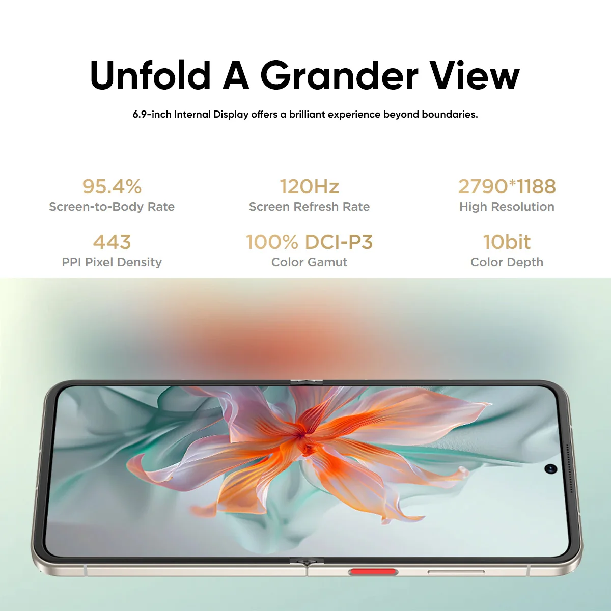 Nubia Flip 5G Global Version 6.9" Snapdragon 7 Gen 1 4310mAh battery 33W Charging Pocket-sized Foldable Design 50MP AI Cameras - Image 5
