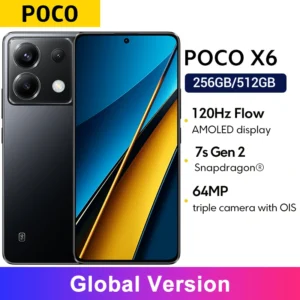 Global Version POCO X6 5G 64MP Camera with OIS 67W Charging NFC Snapdragon 7s Gen 2 Smartphone 120Hz Flow AMOLED Display