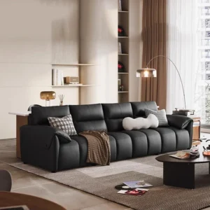 Black Relax Sofa Recliner Electric Living Room Puffs Sofa Lazzy Gaming Modern Muebles Para Salas Modernos Home Furniture