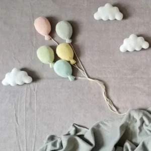 Newborn Photography Accessories Pure Handmade Balloons Clouds Infant Cute Photo Backdrop Decoration Baby Photo Shooting Props