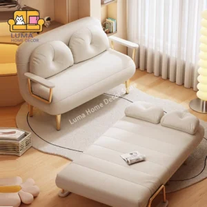 Luma Modern Creative Folding Relaxing Sofa Bed Single Double Unit Balcony Livingroom Multi Function Comfortable Bed Furnitures