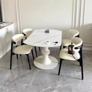 Luxurious Dining Chair Home Modern Minimalist Dining Room Chair Backrest Minimalist Living Room Chair Fashion Beautiful Upscale
