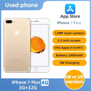 Apple iPhone 7 Plus 3GB RAM 32/128GB ROM iOS 4G LTE Original Mobile Cell Cellphone Fingerprint 12MP used phone