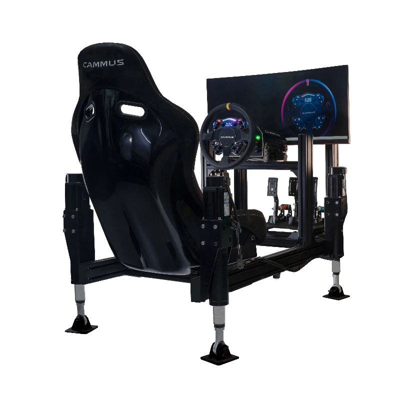 lglCAMMUS Racing Simulator Accessories F1 Game Cockpit Seat Bracket Aluminium Gaming Chair with Screen Steering Wheel Stand - Image 2
