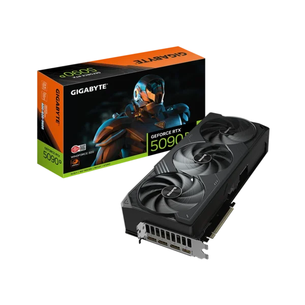 2025 New Released GeForce RTX 5090 D WINDFORCE 32G PCIE 5.0 GPU 5090 AI Computing Video Cards Graphics Card Gaming
