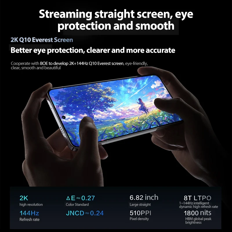 Original ViVO iQOO 13 5G Phone Snapdragon 8 Elite 50MP Rear Camera 6150mAh 120W SuperVOOC 6.82'' AMOLED 144Hz Android 15 NFC OTA - Image 5