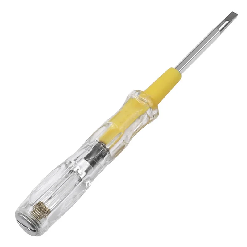 AC100-500V Electrical Voltage Tester Pen SLOTTED Phillips Double-Headed Removable Screwdriver Circuit Tester Lamp Indicator Tool - Image 2