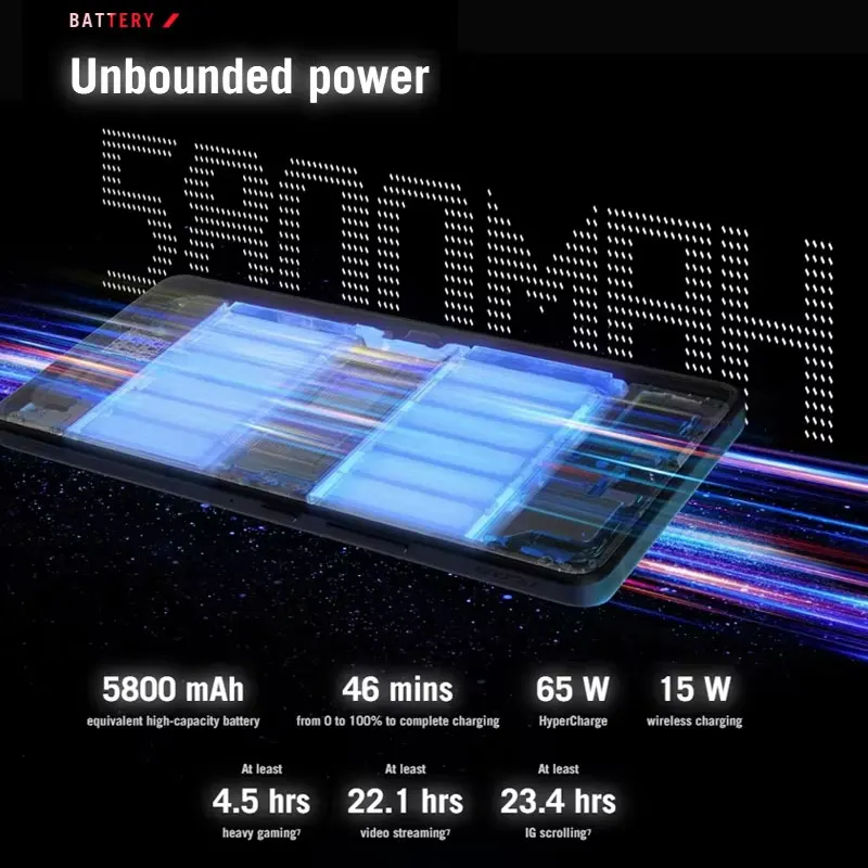 ROG Phone 9 & 9 Pro 5G Gaming Phone Snapdragon 8 Elite 6.78'' 185Hz E-Sports LTPO Display 50MP LYT 700 Camera 5800mAh NFC Mobile - Image 4
