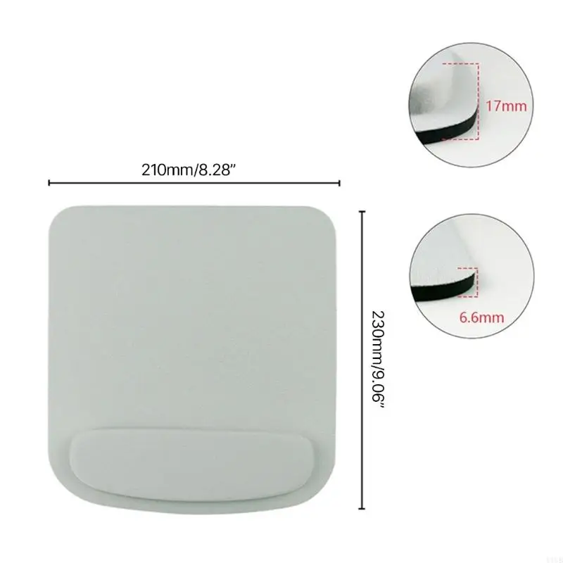 Y1UB Ergonomic Mouse Pad with Wrist Rest Support Mousepad with Comfortable Wrist for Pain Relief Computer Laptops Office - Image 6