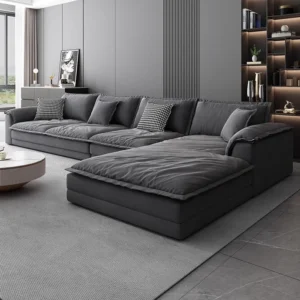 Sectional 3 Seater Sofa Living Room L Shape Arm Rest Corner Office Luxury Sofas Lounge Modern Canape Salon Home Decoration