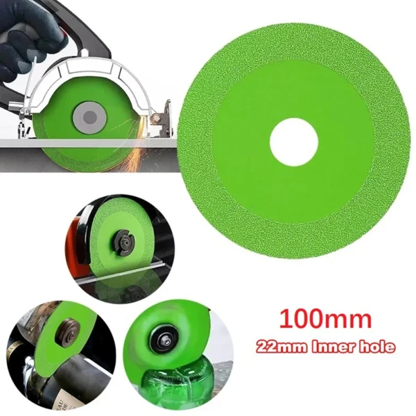 Power Tool Grinding Disc Home & Garden Workshop Equipment Dark Green Green Marble Steel 22mm Hole Ceramic Tile