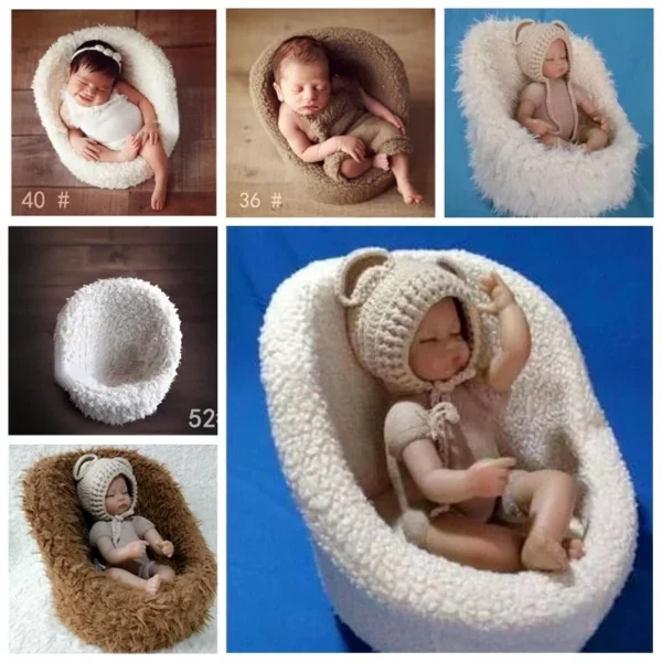 Newborn Baby Cushion Sofa Full Moon Photo Souvenirs Props Photographic Studio Infant Photography Accessories Posing Seat Chair