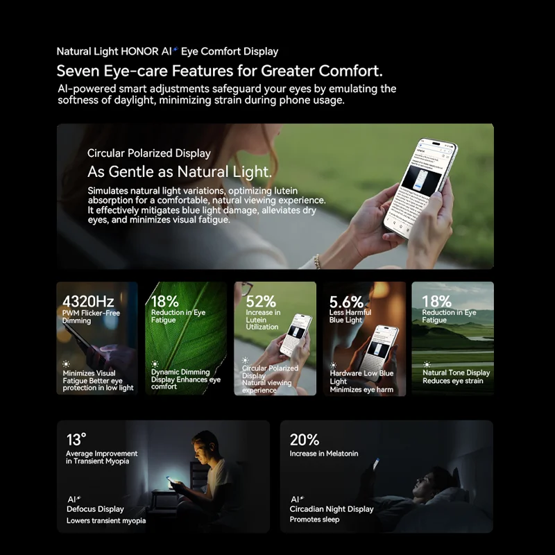 HONOR Magic7 Pro Global Version 5G Smartphone Snapdragon 8 Elite 6.8'' 120Hz OLED Screen 5850mAh100W Fast Charging 80W Wireless - Image 5