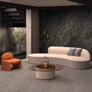 Designer Lounge Sofa Recliner Curved Customized Adults Dining Banquet Couch Unique European Large Sofa 2 Plazas Home Decoration