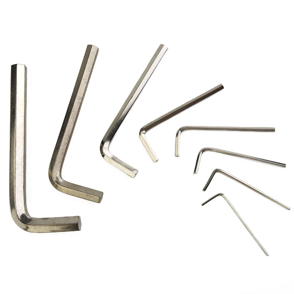 Hand Tools Hex Wrench L-type Lightweight And Compact Steel Hexagon Portable 1.5-12mm 1pc Key Workshop Equipment