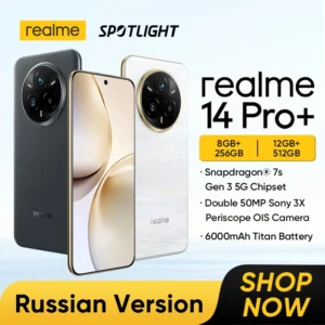 [World Premiere] realme 14 Pro Plus Smartphone Snapdragon®7s Gen 3 5G 6000mAh 50MP Sony 3X Periscope 6.83" 120Hz Curved Display