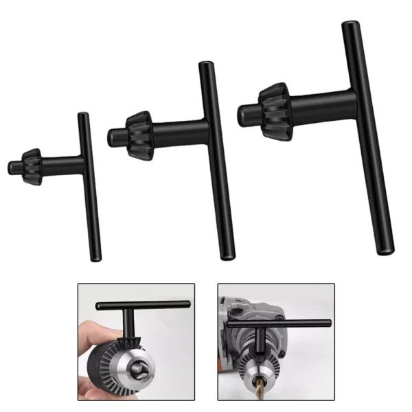 1pc Electric Hand Drill Chuck Wrench Tool Part Drill Chuck Keys For Drill Chuck Key Driver Converter Adapter Metal Press Taper